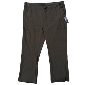 NWT‎ Natural Uniform Modern Fit-Cool Stretch Black Cargo Scrub Pants Women’s 2XL